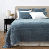 Belvedere Velvet Quilt | Haze-1