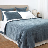 Belvedere Velvet Quilt | Haze-3