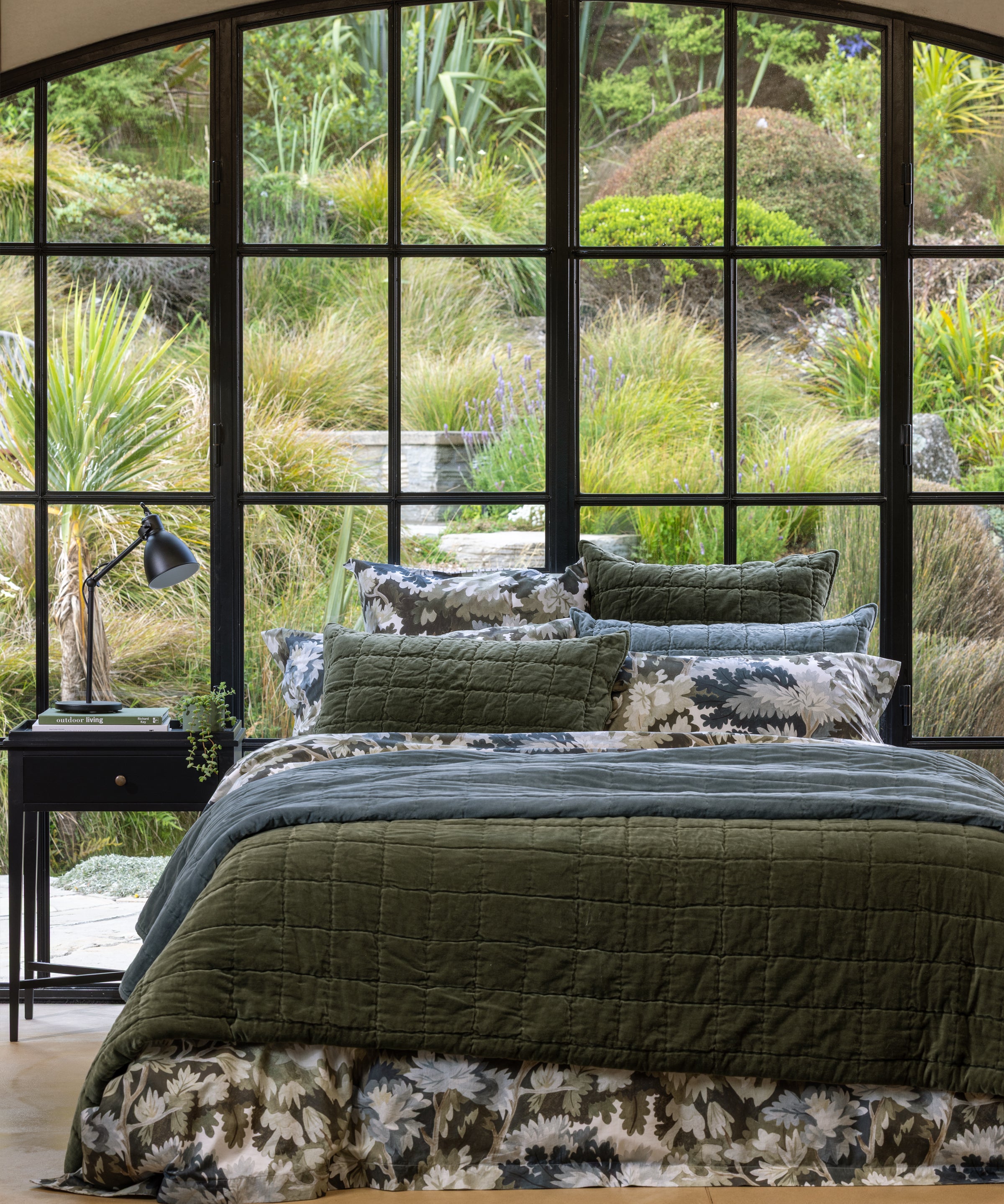 Belvedere Velvet Quilt | Haze-5