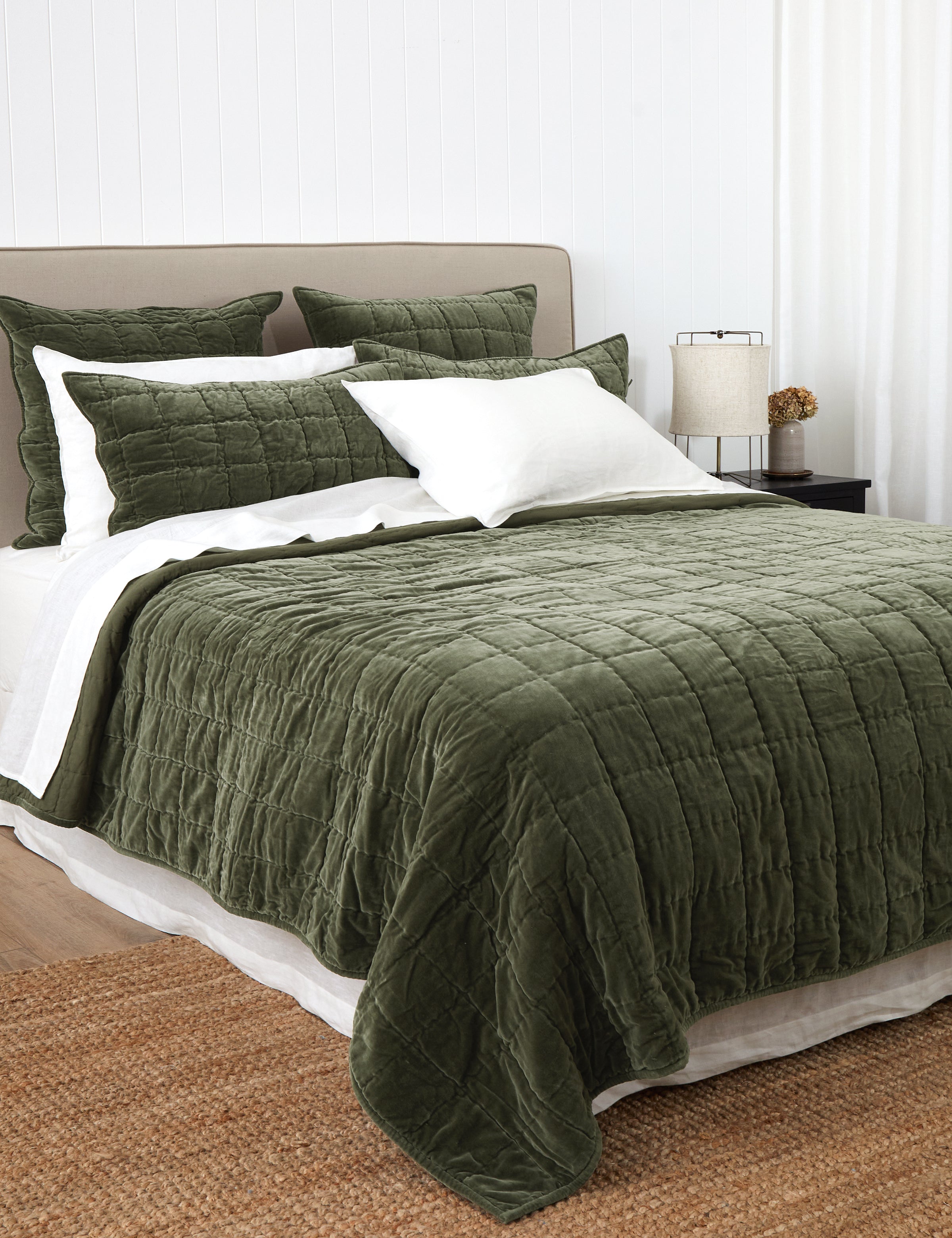 Belvedere Velvet Quilt | Willow-3
