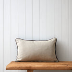 Belvedere Velvet Rectangle Cushion Cover | Cocoa-3