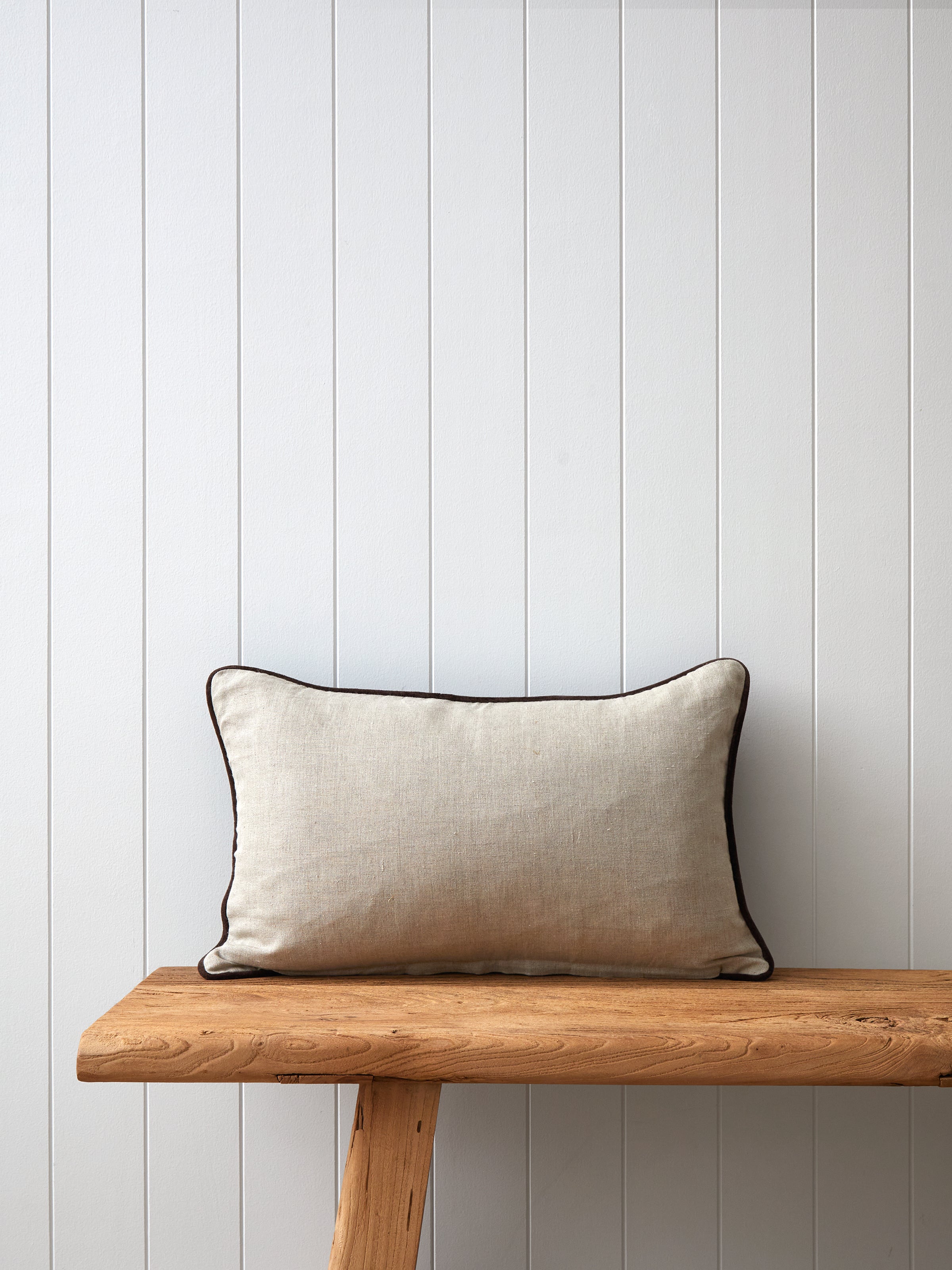 Belvedere Velvet Rectangle Cushion Cover | Cocoa-3