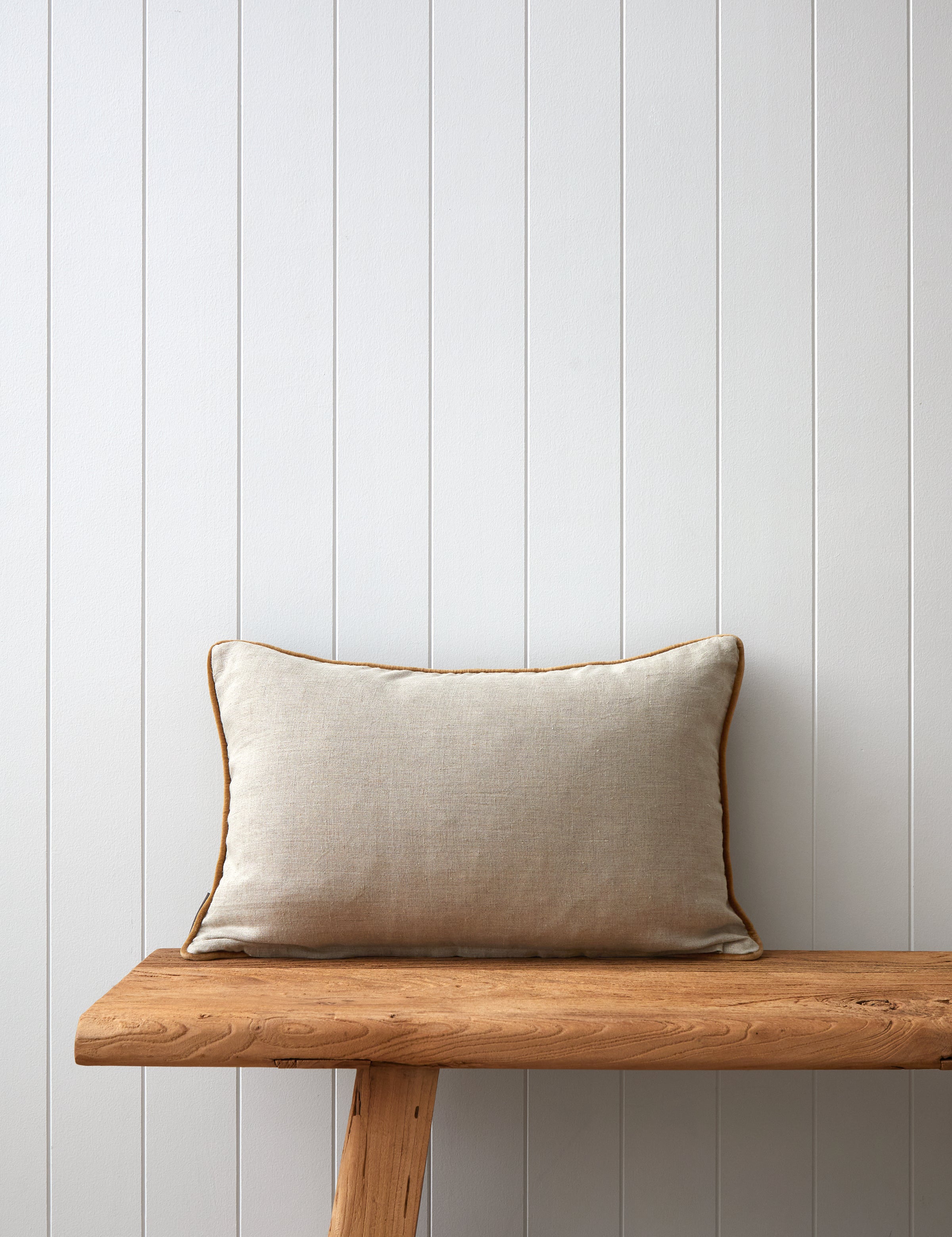 Belvedere Velvet Rectangle Cushion Cover | Ginger-3