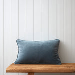 Belvedere Velvet Rectangle Cushion Cover | Haze-1