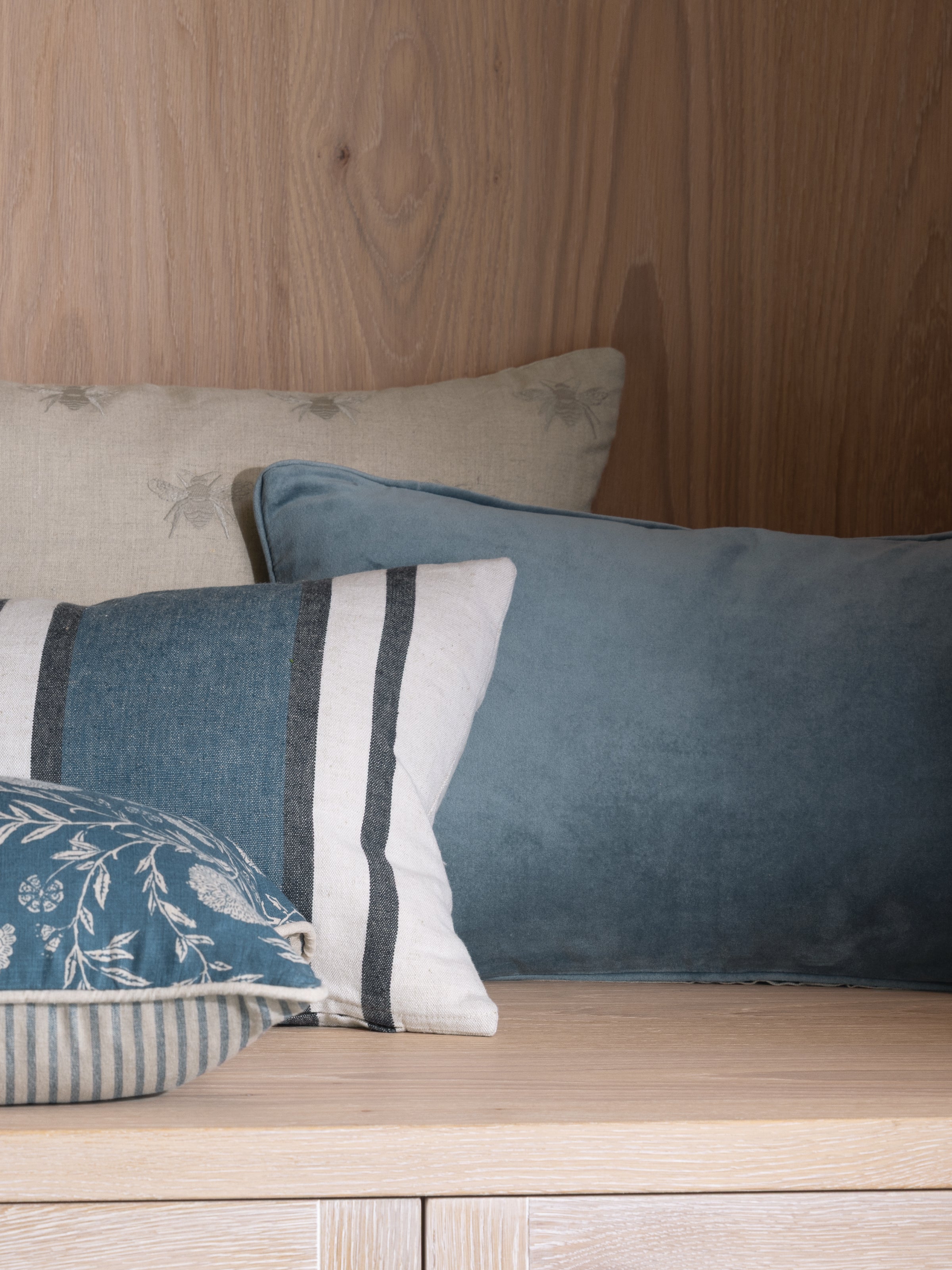 Belvedere Velvet Rectangle Cushion Cover | Haze-2