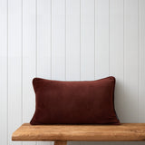 Belvedere Velvet Rectangle Cushion Cover | Merlot-1