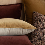 Belvedere Velvet Rectangle Cushion Cover | Merlot-2