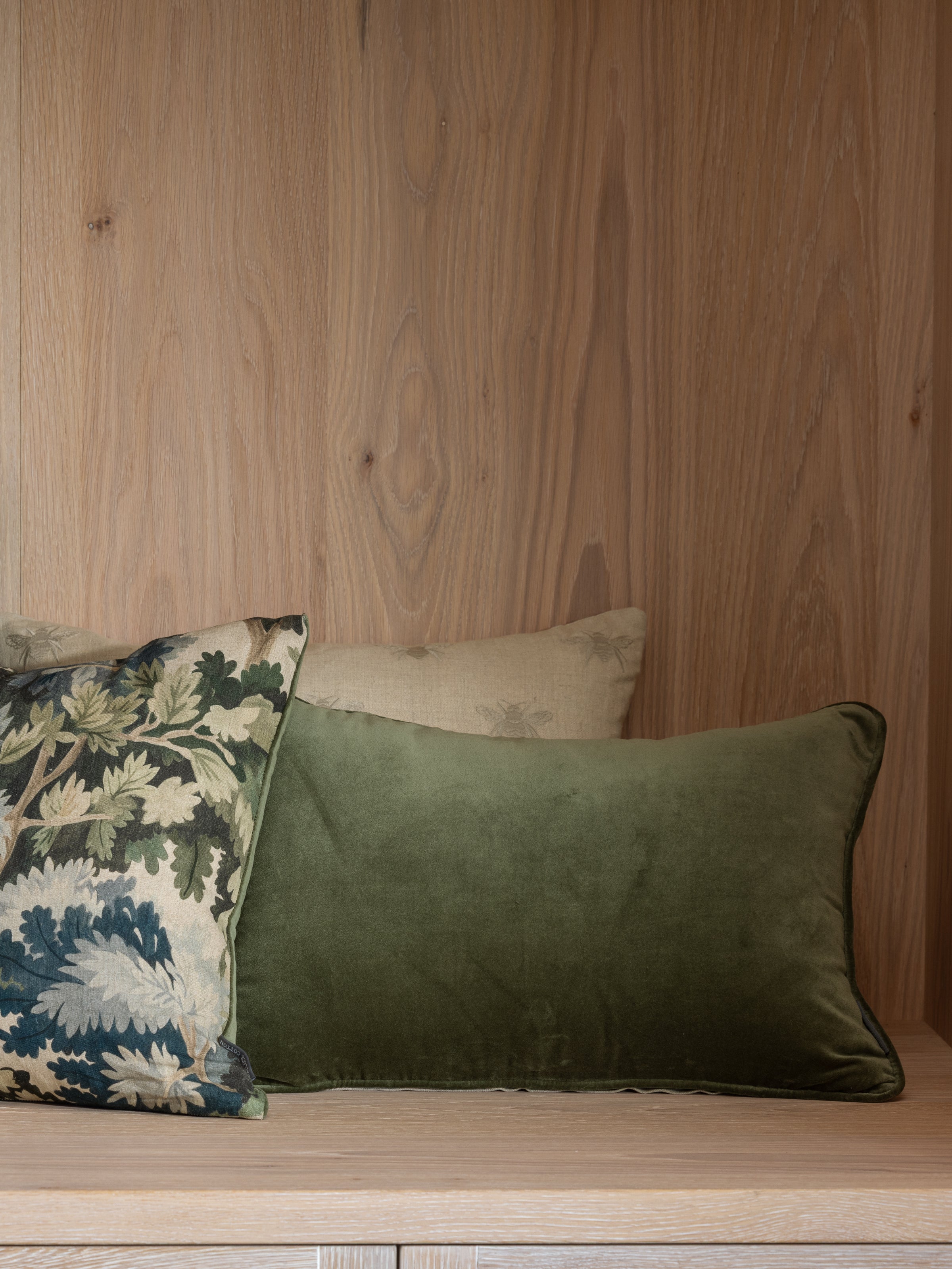 Belvedere Velvet Rectangle Cushion Cover | Willow-2