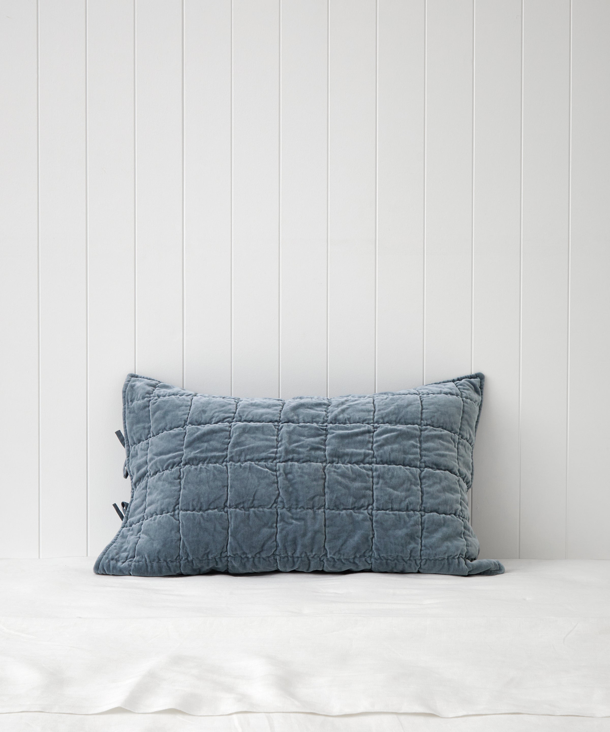 Belvedere Velvet Standard Pillowcase | Haze-1