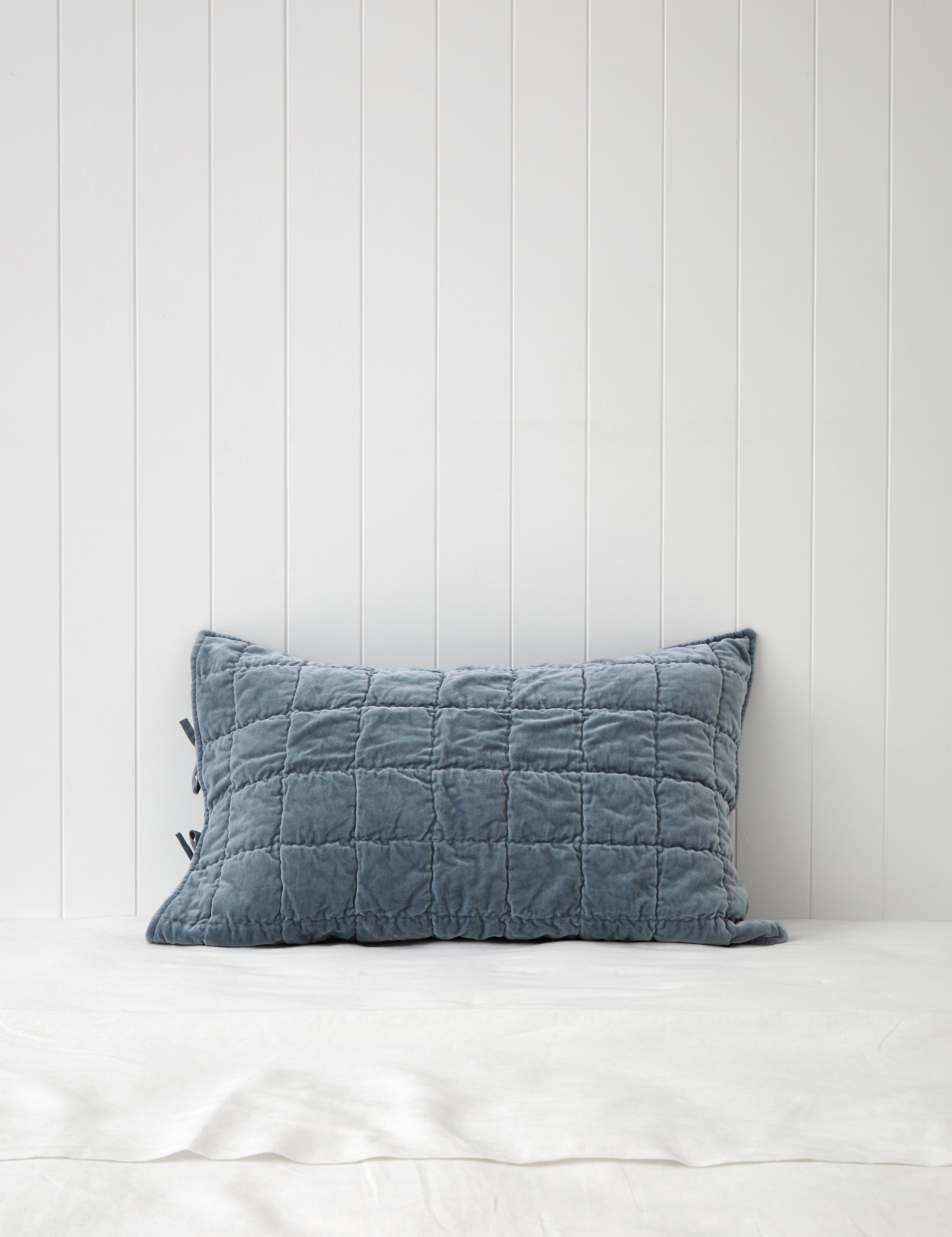 Belvedere Velvet Standard Pillowcase | Haze-1