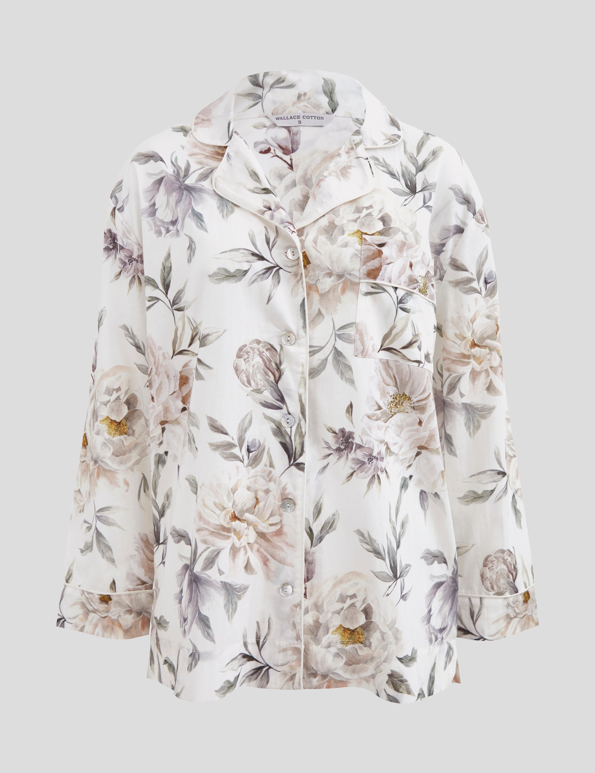 Blossom Long Sleeve PJ Shirt | Floral-1
