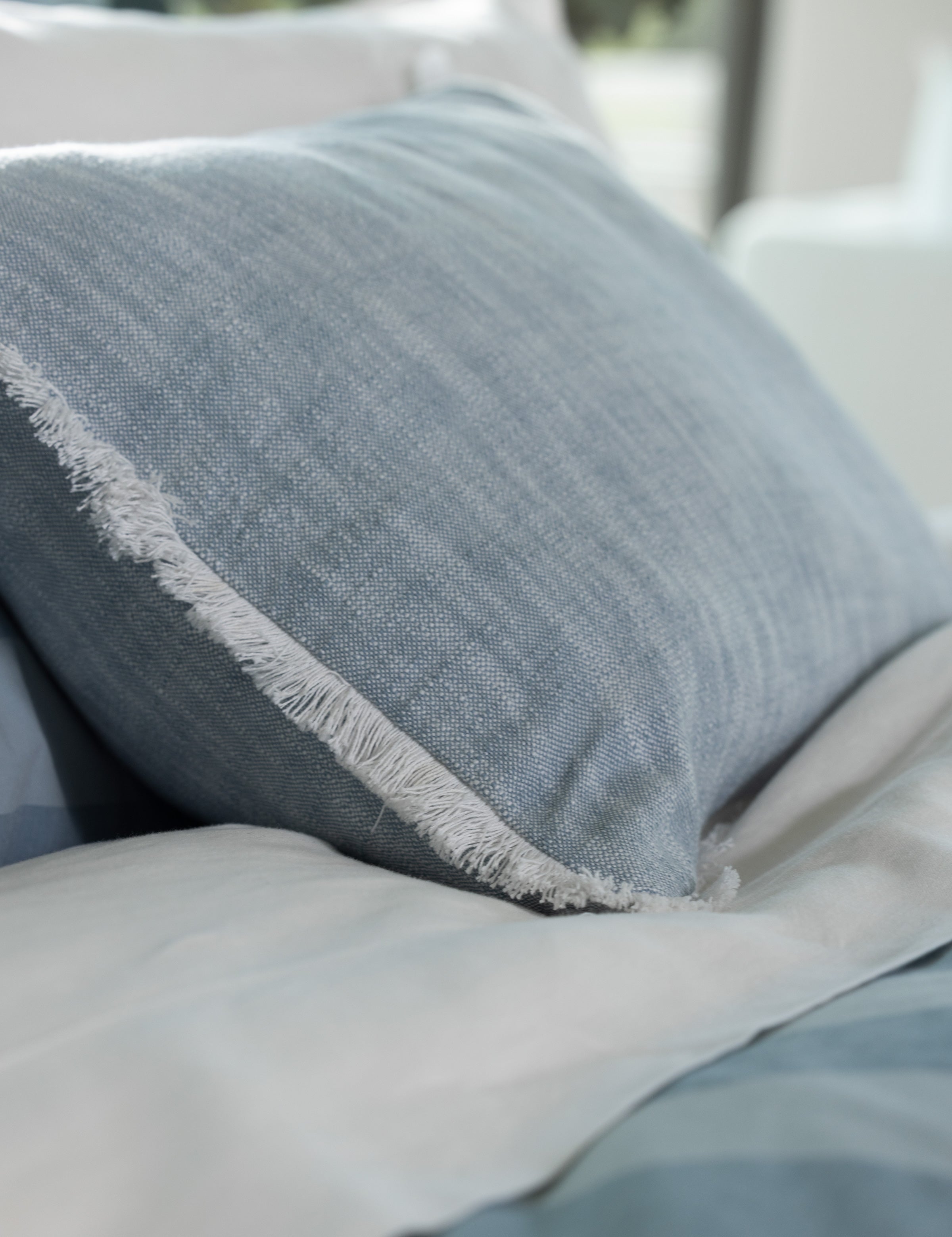 Breeze Rectangle Cushion Cover | Blue-2