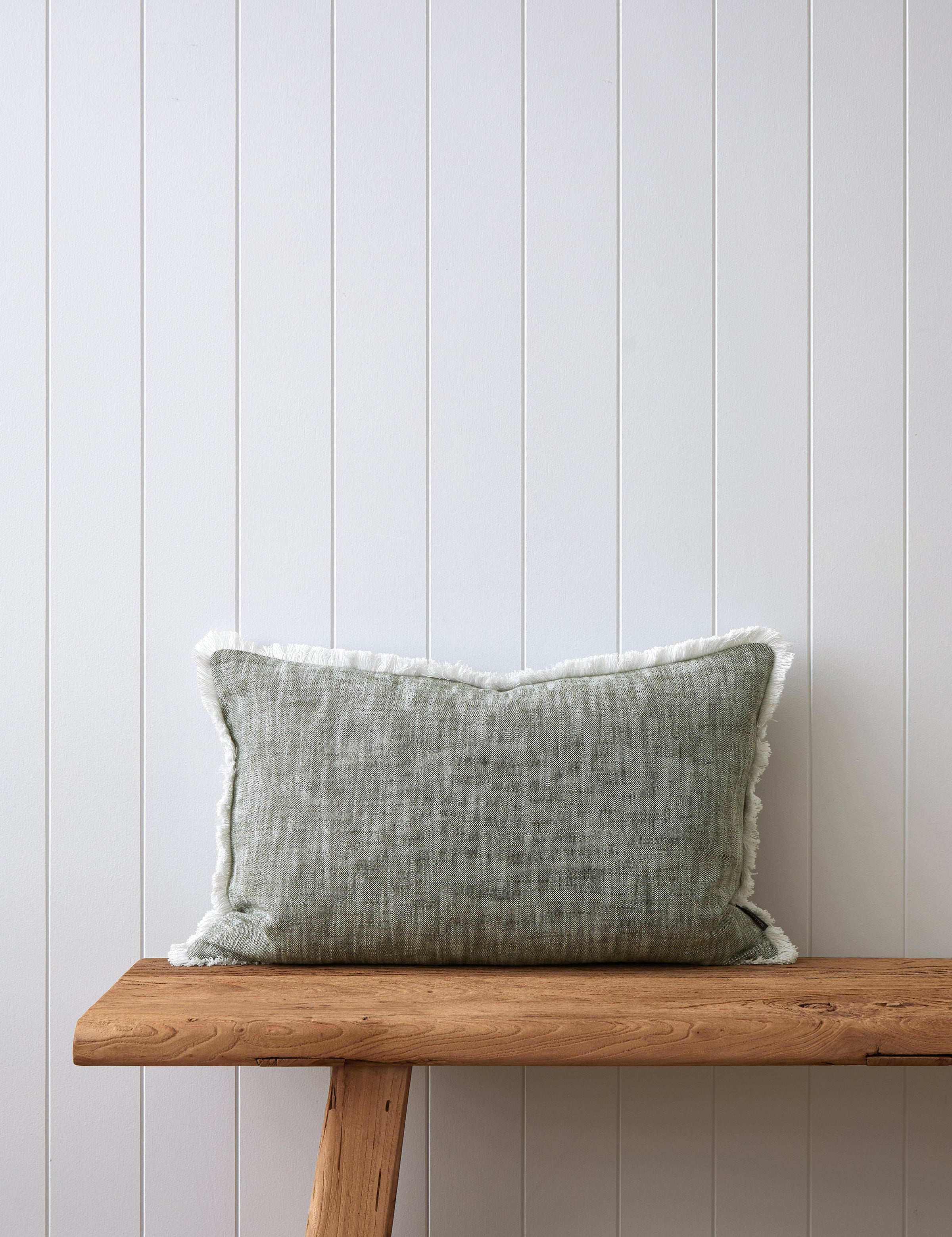 Breeze Rectangle Cushion Cover | Sage-1