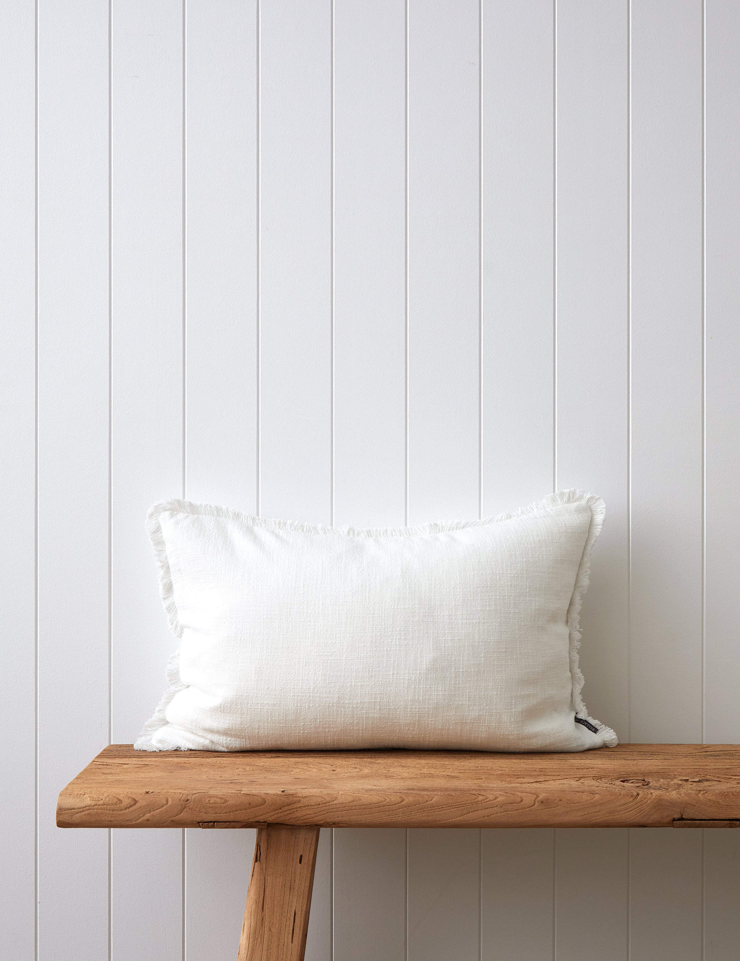 Breeze Rectangle Cushion Cover | White-1
