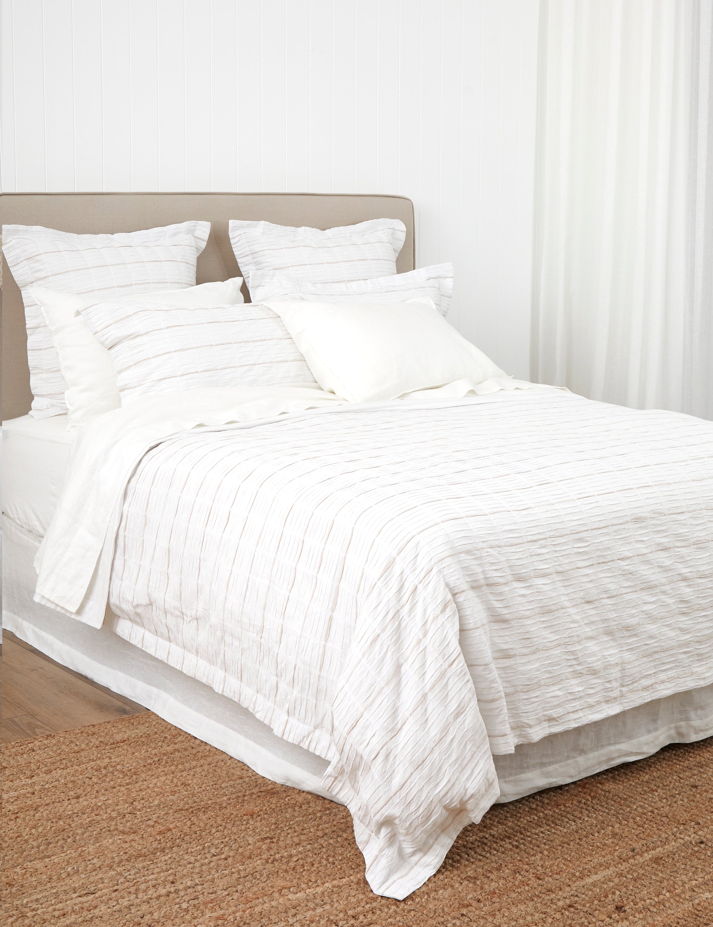 Brunswick Duvet Cover Set | Natural White-3