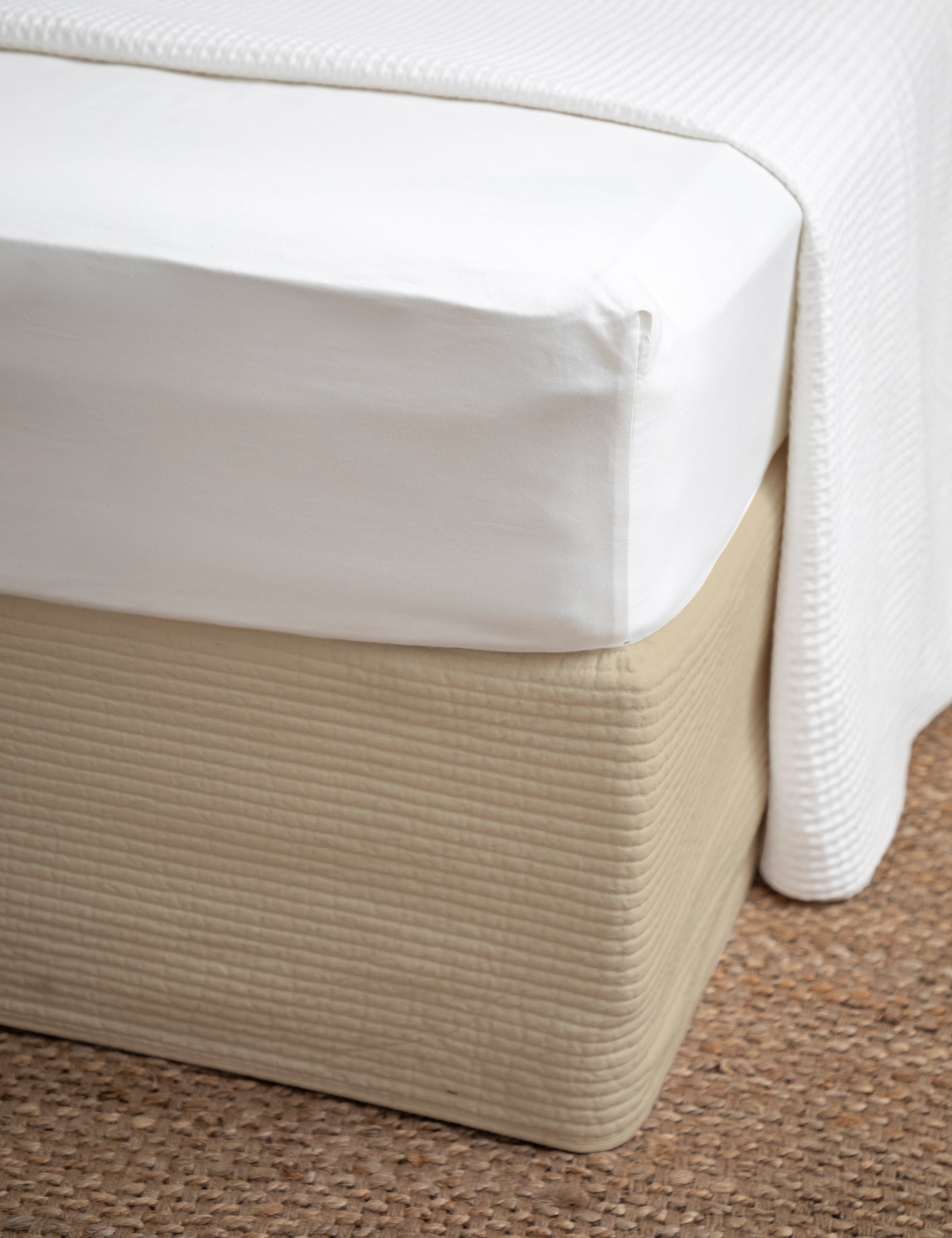 Bungalow Bed Skirt | Stone-1
