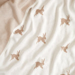 Bunny Lane Cot Blanket | Natural White-3