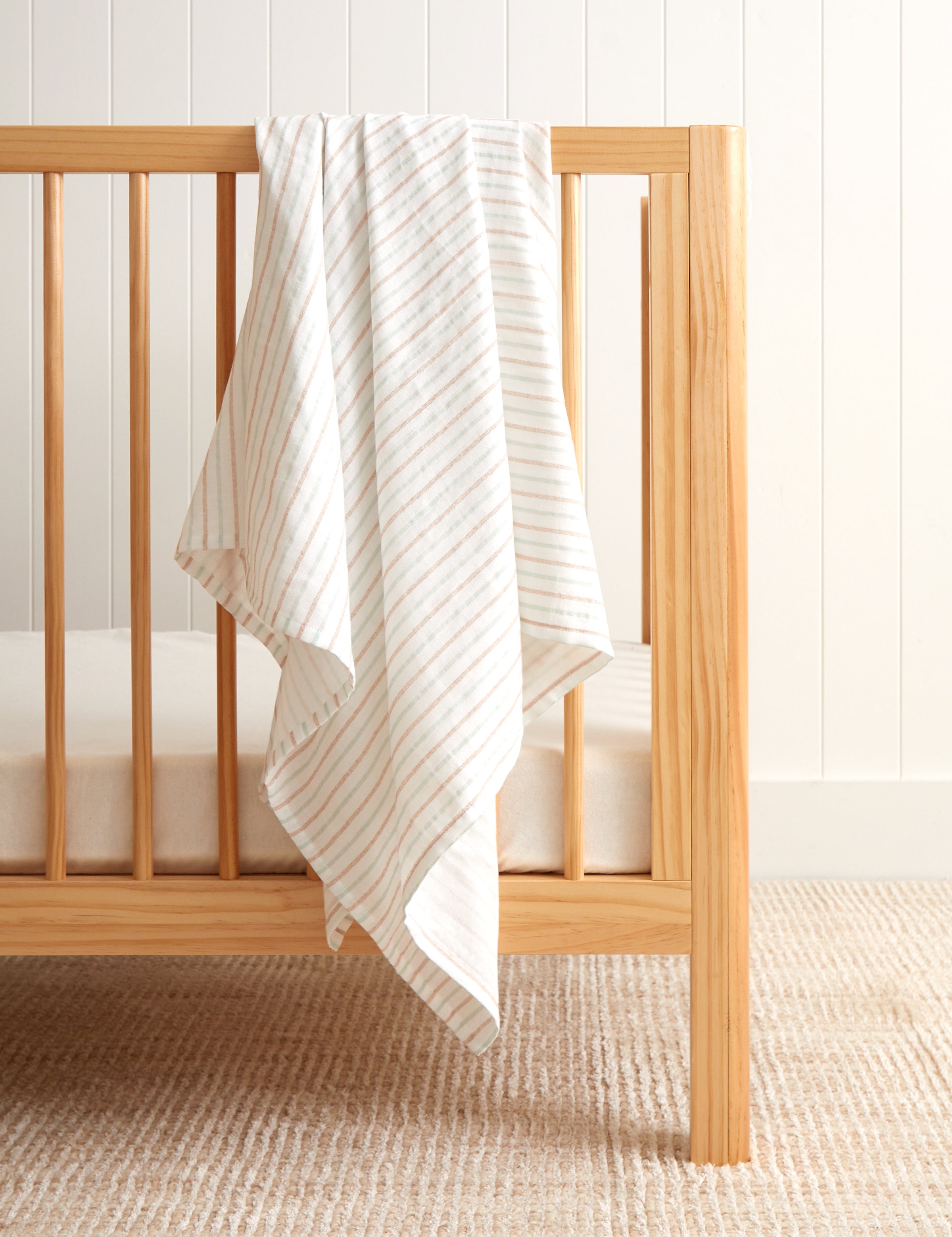 Bunny Lane Stripe Muslin Baby Wrap | Stripe-1