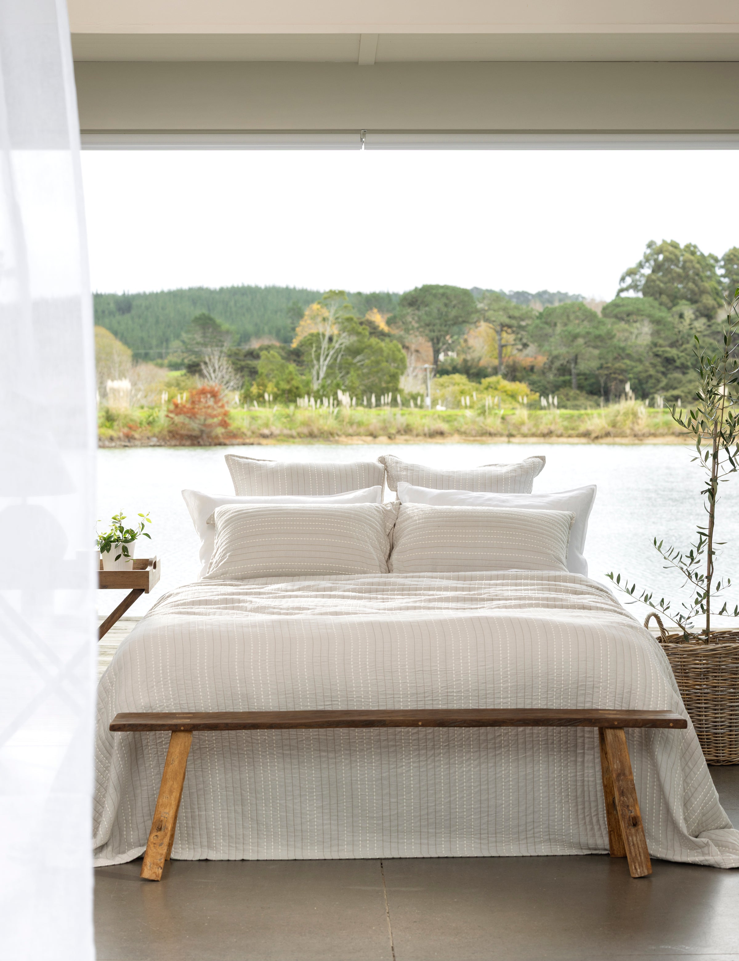 Camden Bed Cover | Natural-5