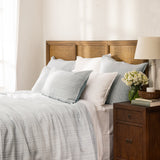 Camden Bed Cover in Duck Egg | Duckegg-5