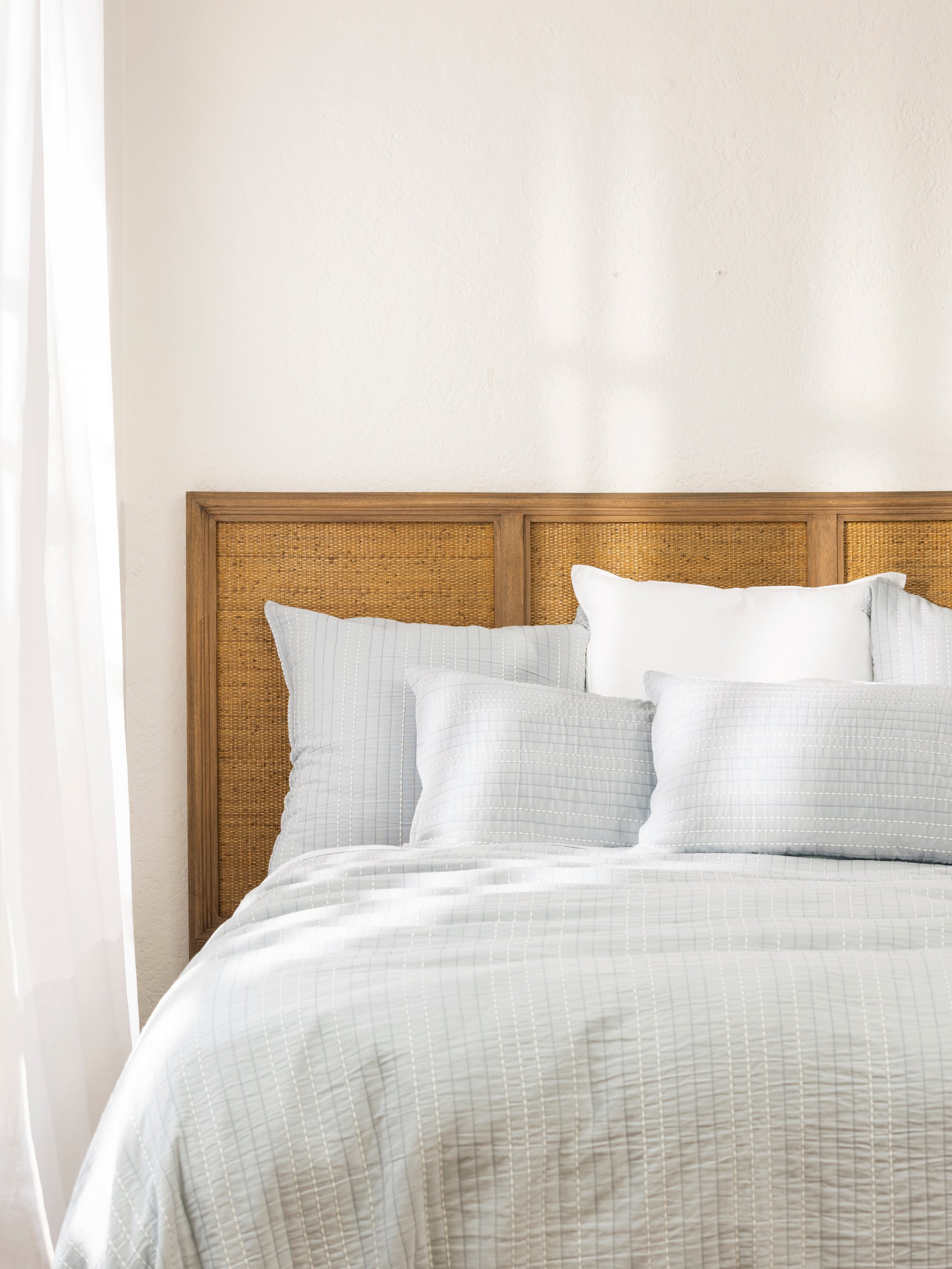 Camden European Pillowcase in Duck Egg | Duckegg-2
