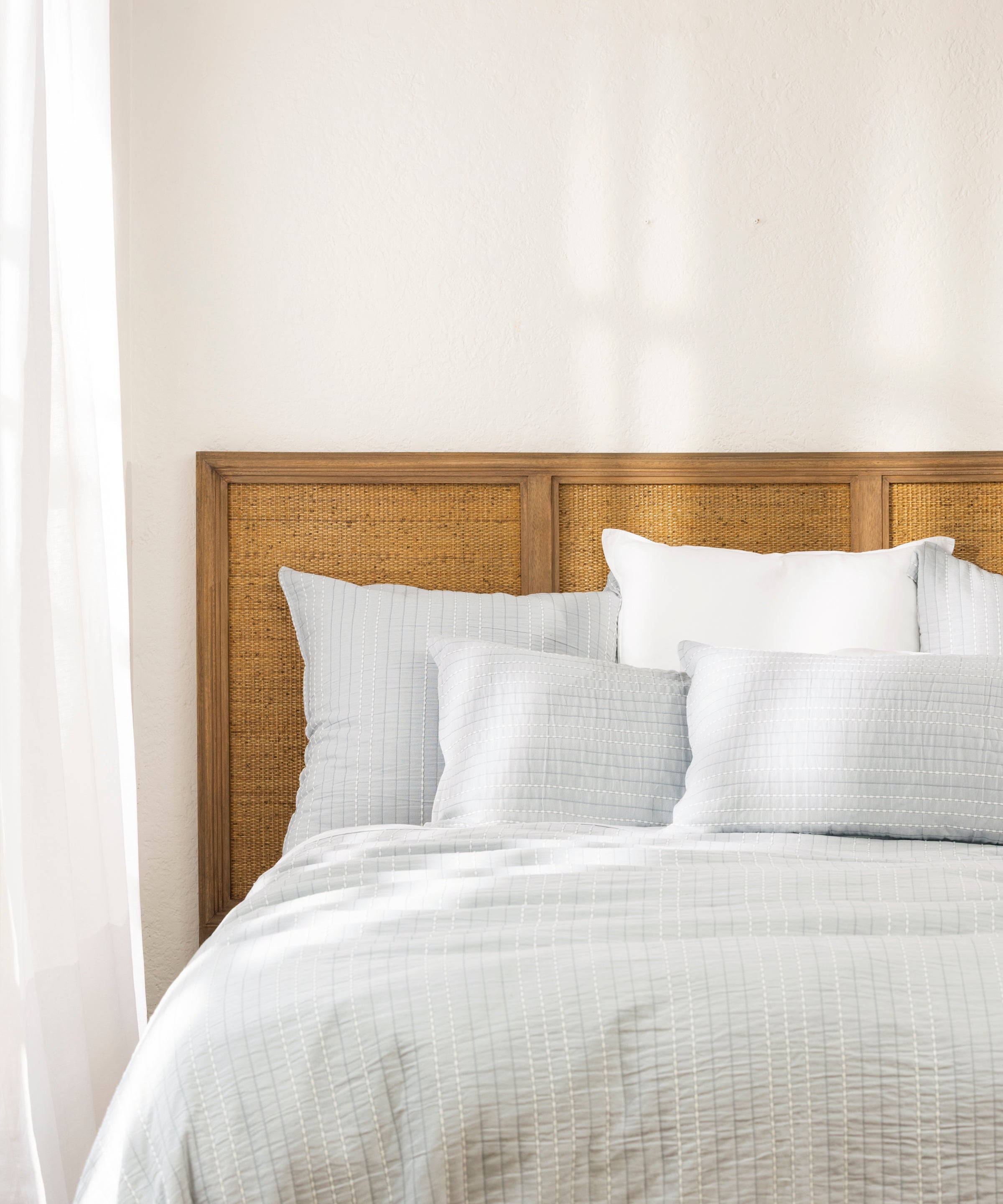Camden Standard Pillowcase in Duck Egg | Duckegg-2