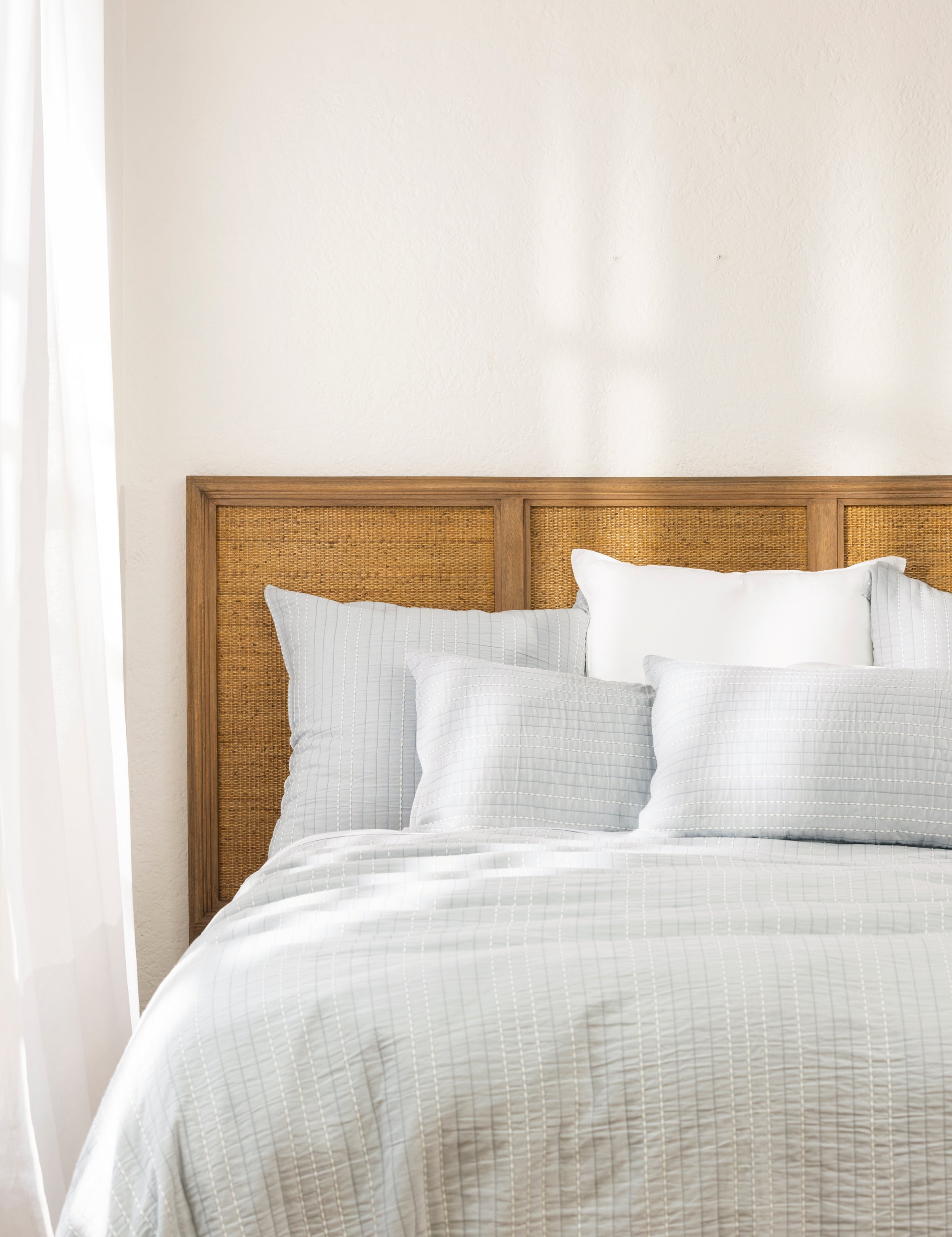 Camden Standard Pillowcase in Duck Egg | Duckegg-2