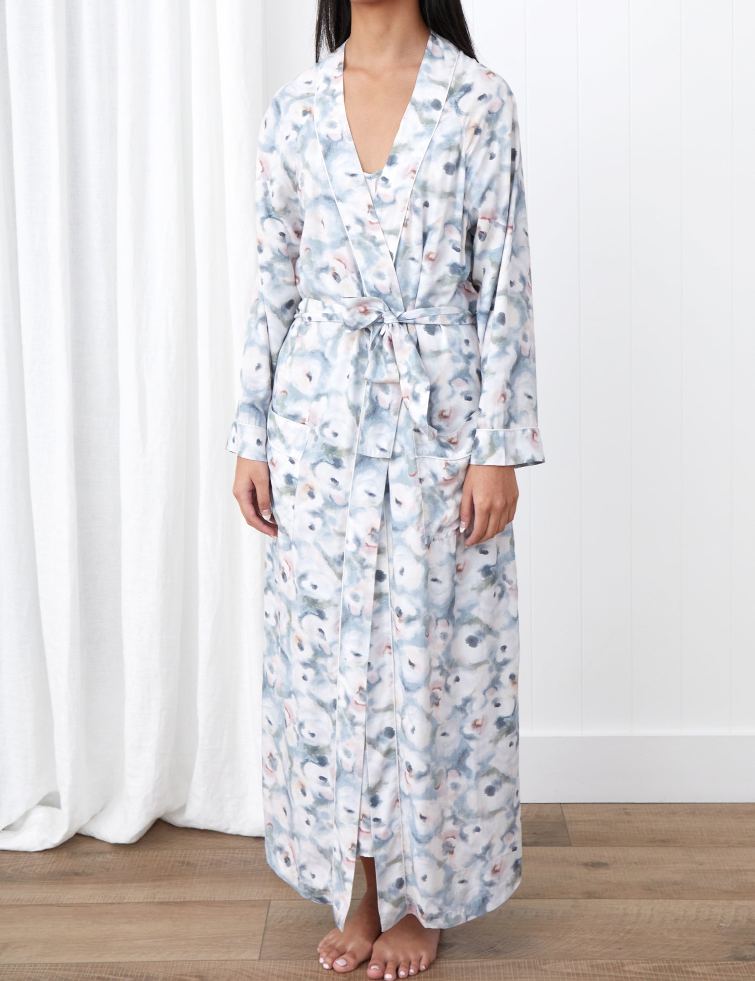 Camille Full Length Robe | Multi-1