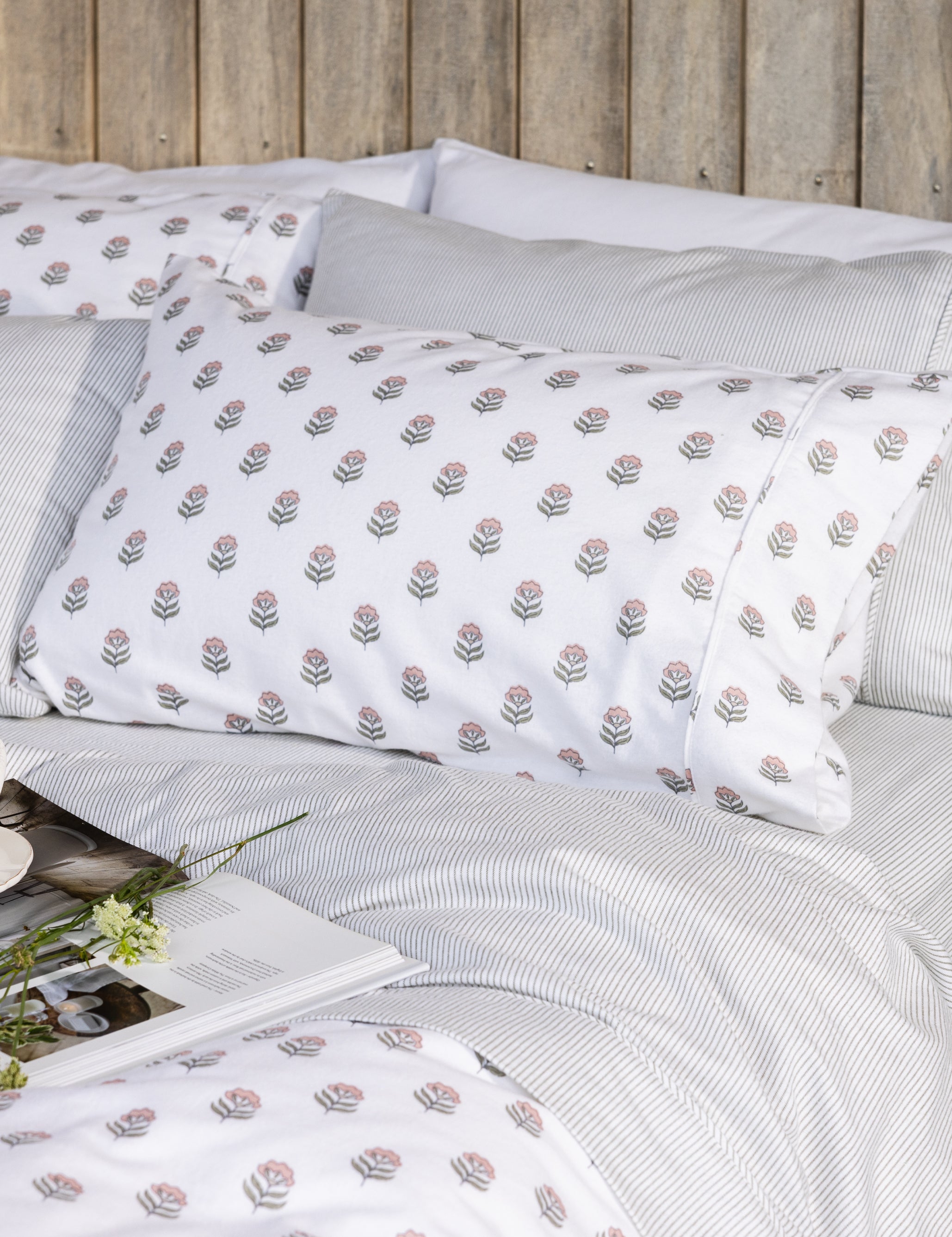 Cardrona Flannel Duvet Cover Set | Floral-5