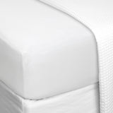 Cardrona Flannel Fitted Sheet | White-1
