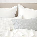 Cardrona Reversible Flannel Duvet Set | Blue White Check-2