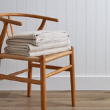 Chambray Waffle Blanket | Natural-1