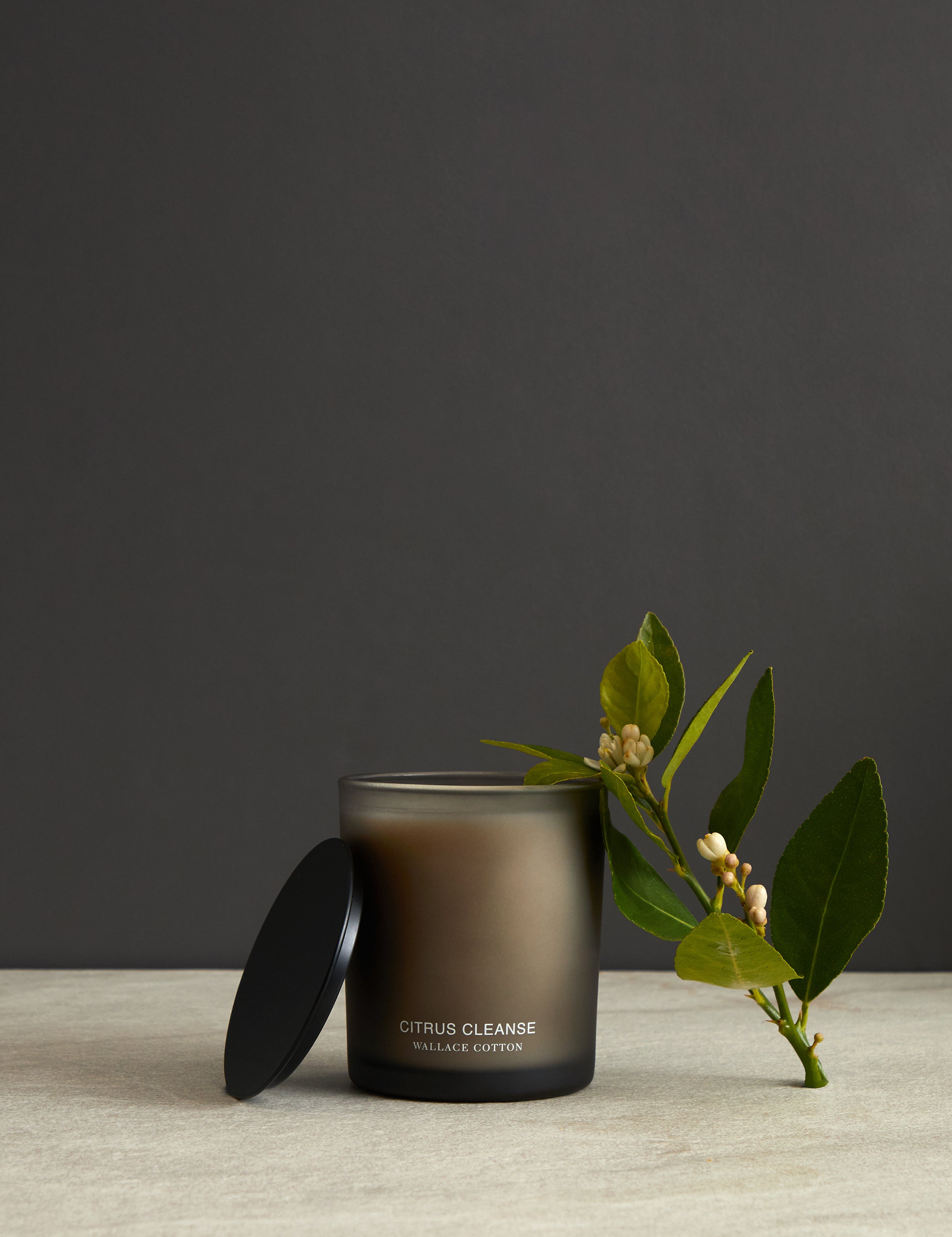 Citrus Cleanse Candle 300g | Black-1