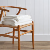 Classic Waffle Blanket | White-1