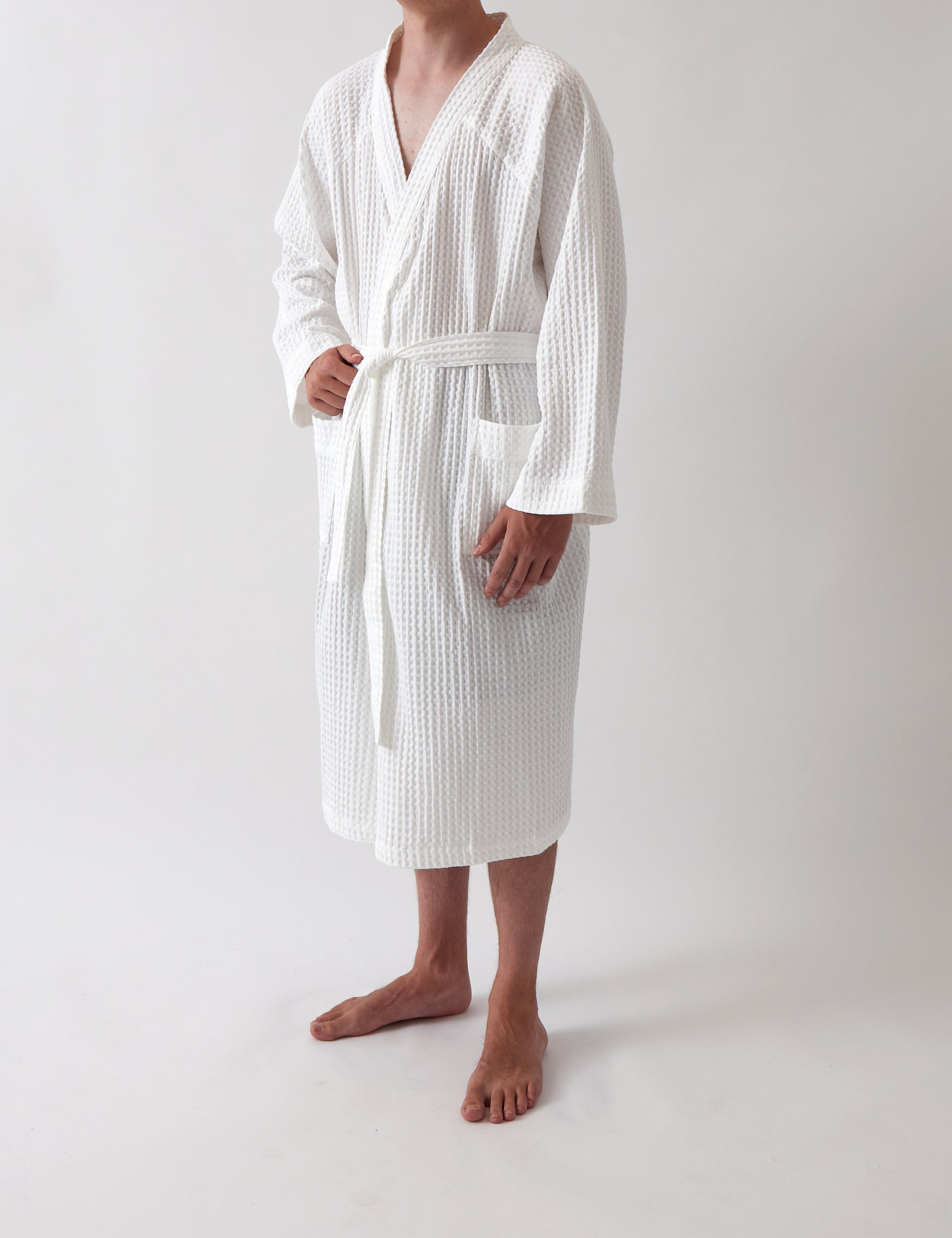Clooney Robe | White-5