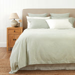 Clover Duvet Cover Set | Green Gingham-1