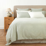 Clover Duvet Cover Set | Green Gingham-1