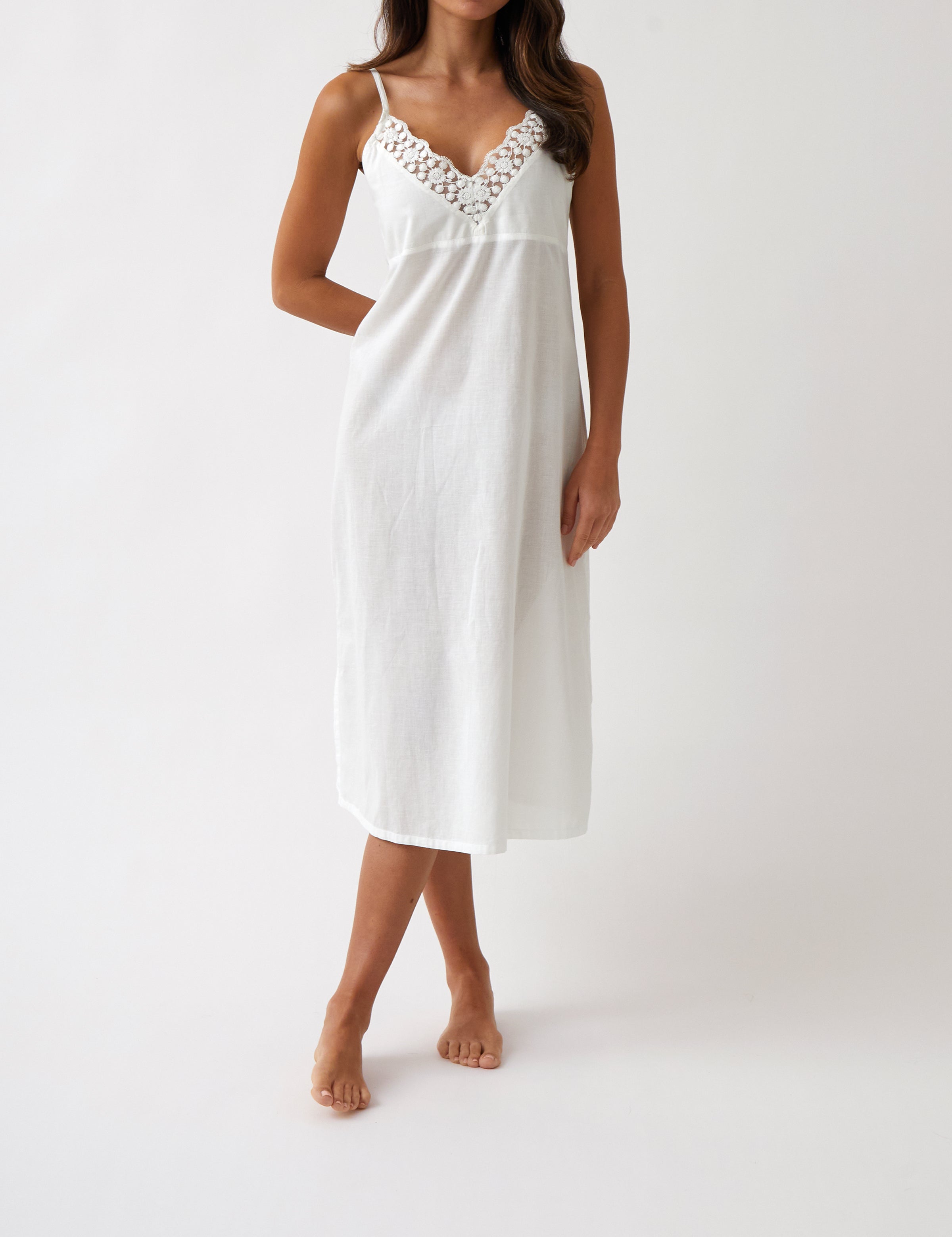 Colette Nightie | White-1