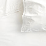 Constance Lace Flat Sheet | White-2