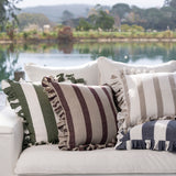 Cooper Square Cushion Cover | Navy Stripe-2