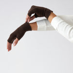 Cotton Cashmere Hand Warmers | Cocoa-2