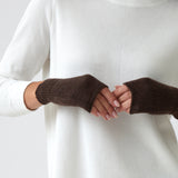 Cotton Cashmere Hand Warmers | Cocoa-3