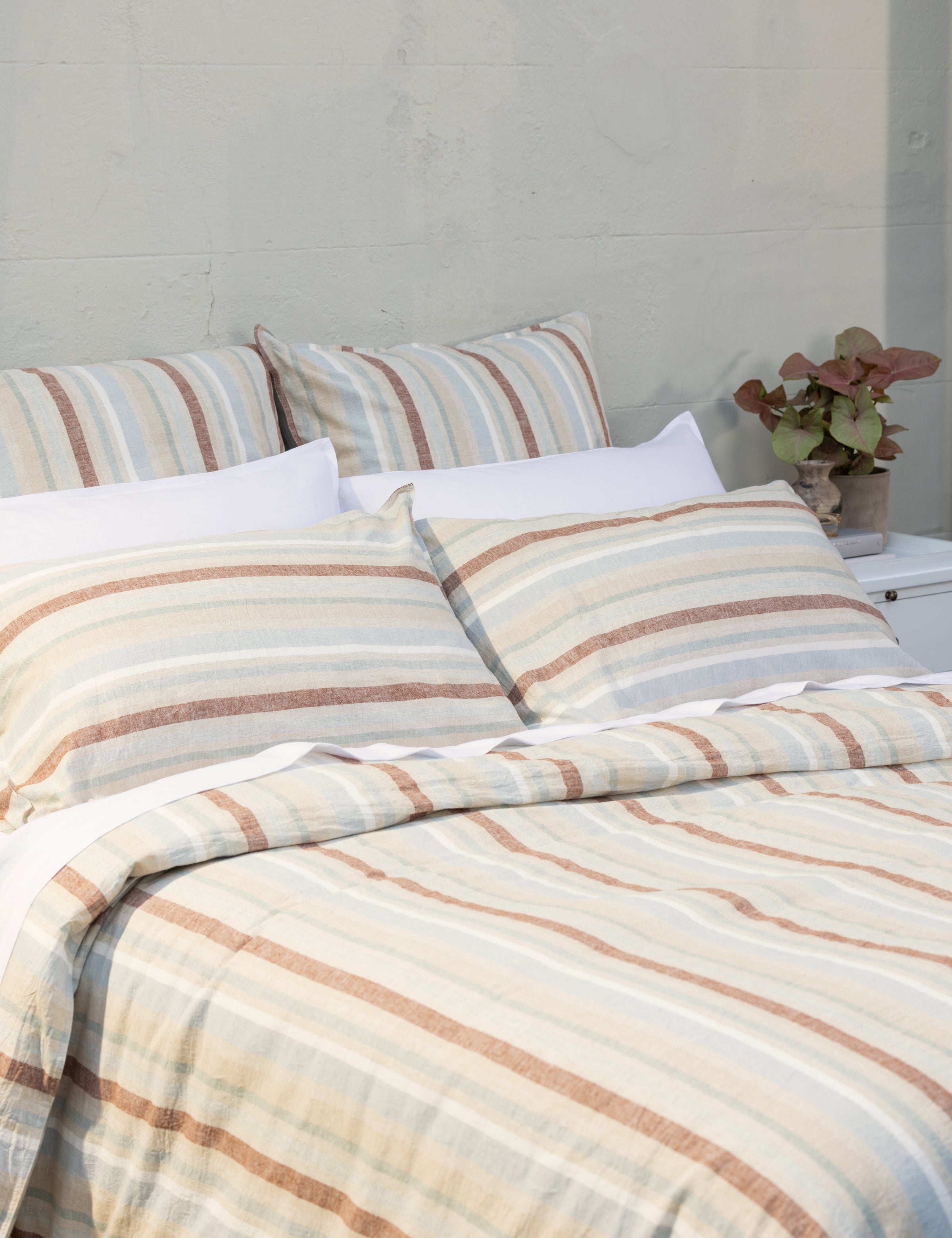 Cove Standard Pillowcase Set | MultiStrpe-2
