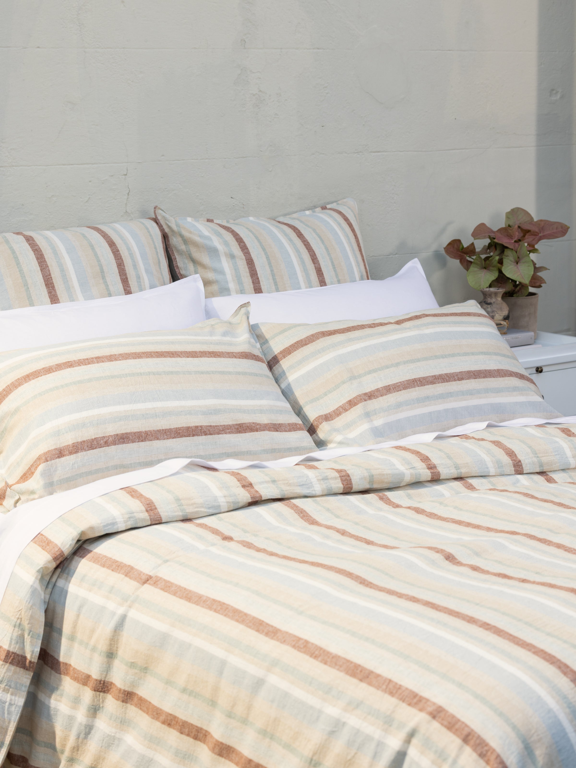 Cove Standard Pillowcase Set | MultiStrpe-2