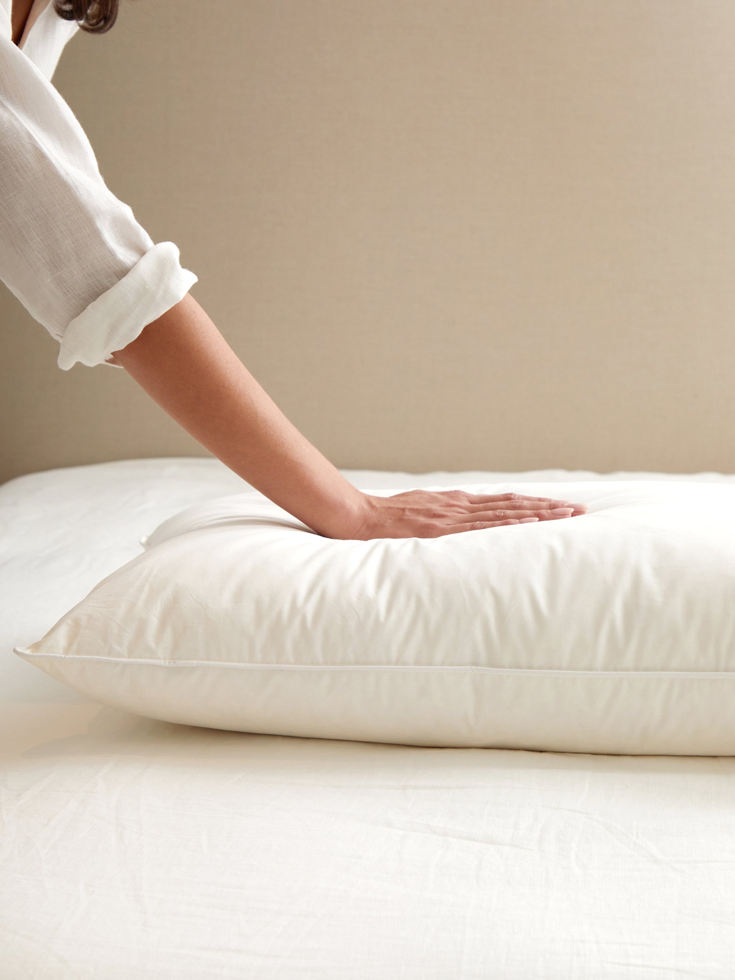 Downtime Duck Standard Pillow Inner | White-2