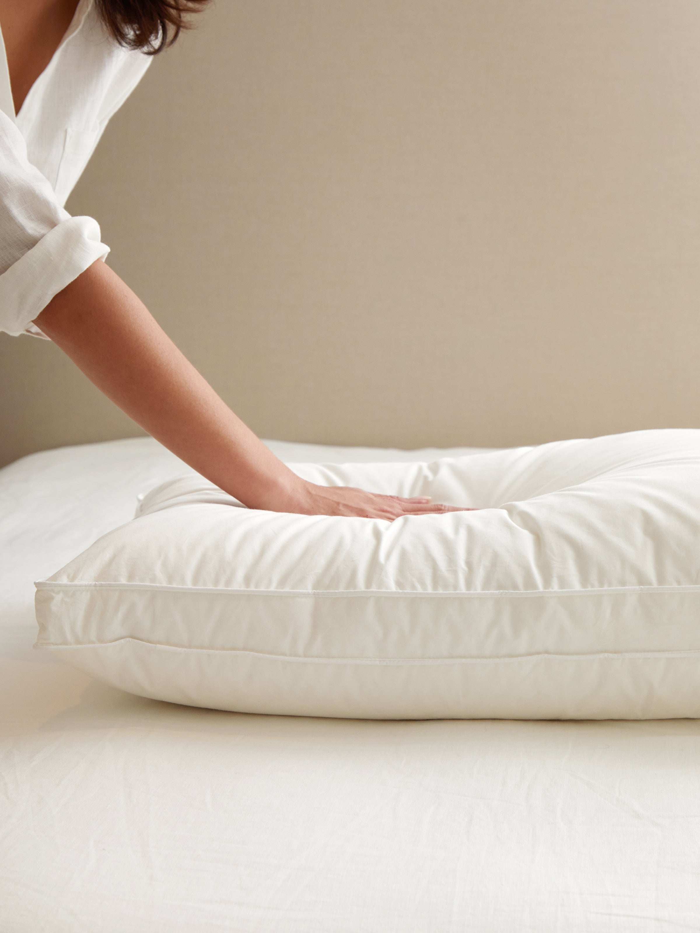 Downtime Luxury Goose Standard Pillow Inner | White-2
