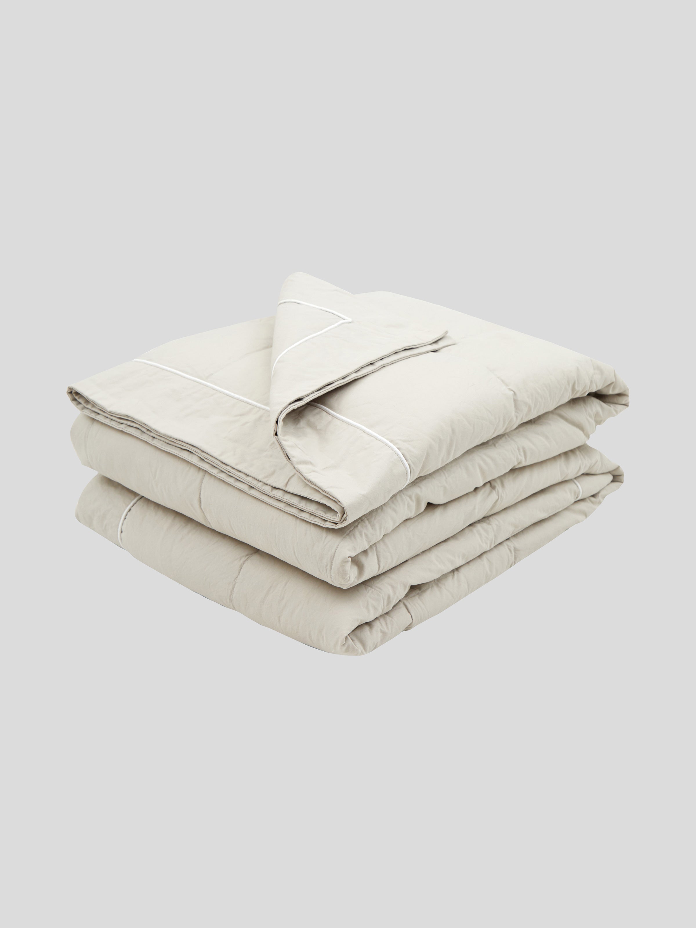 Drift Feather Blanket | Natural-1