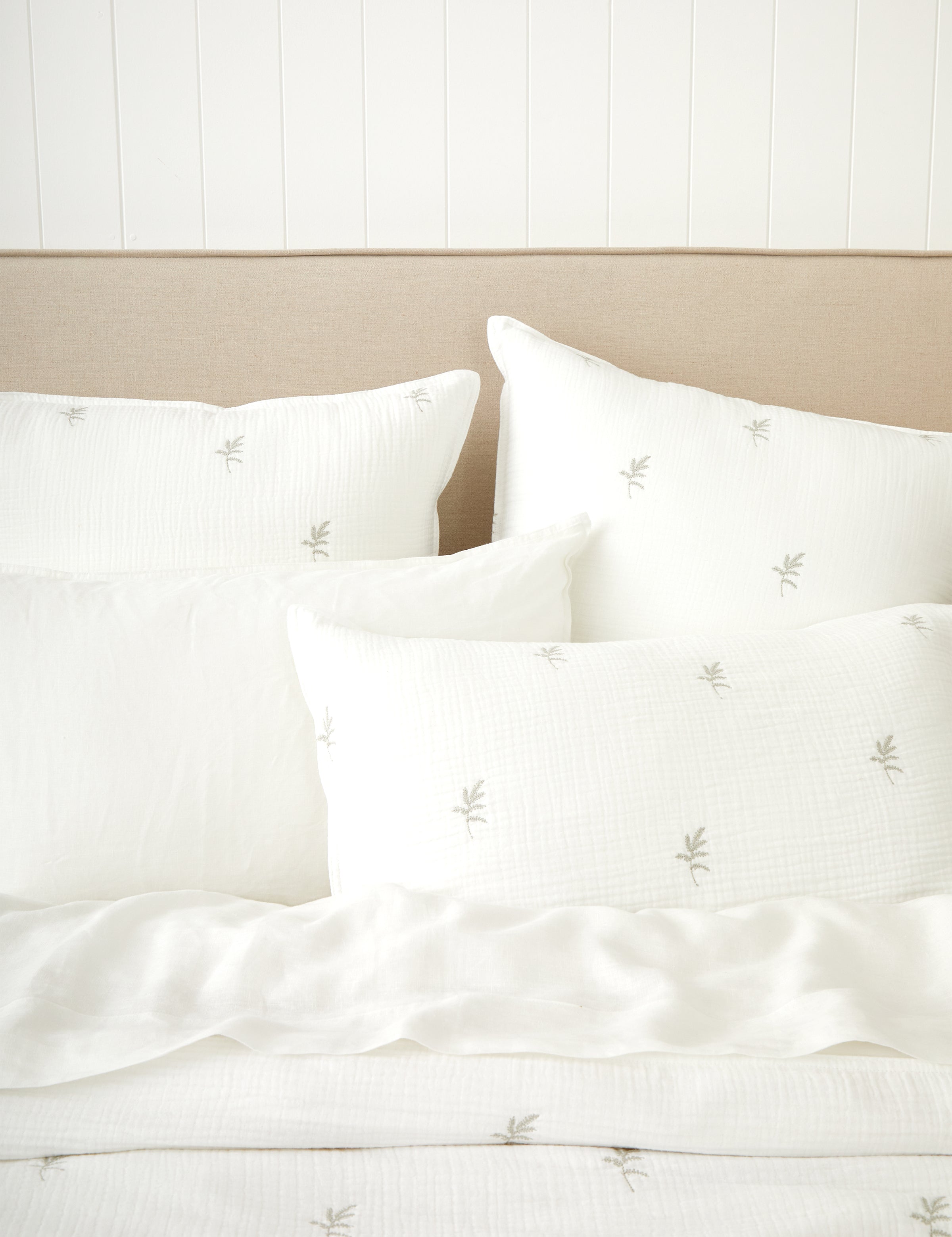 Elise Duvet Cover Set | White-2