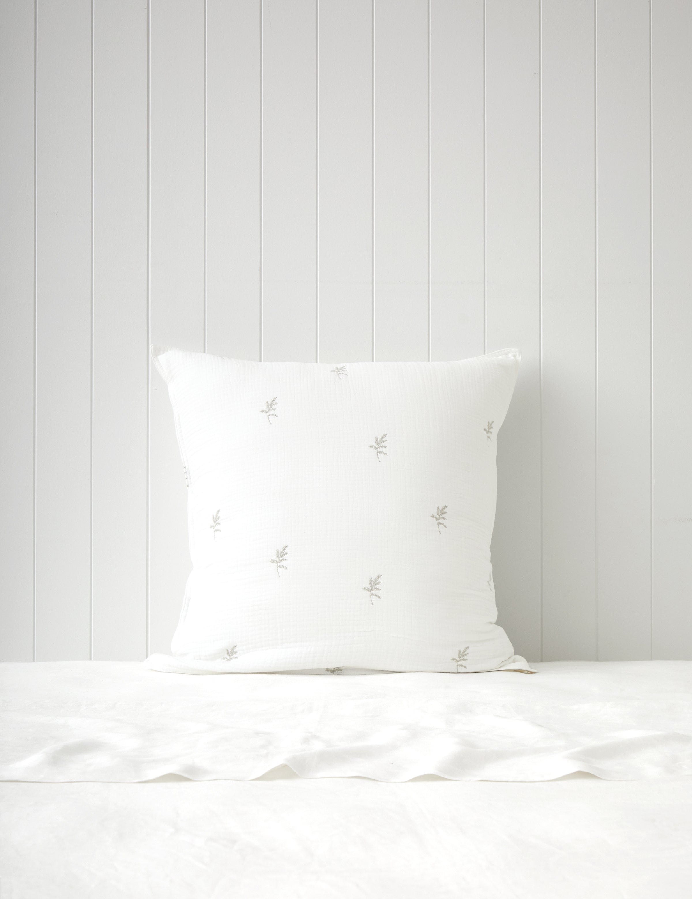 Elise European Pillowcase | White-1