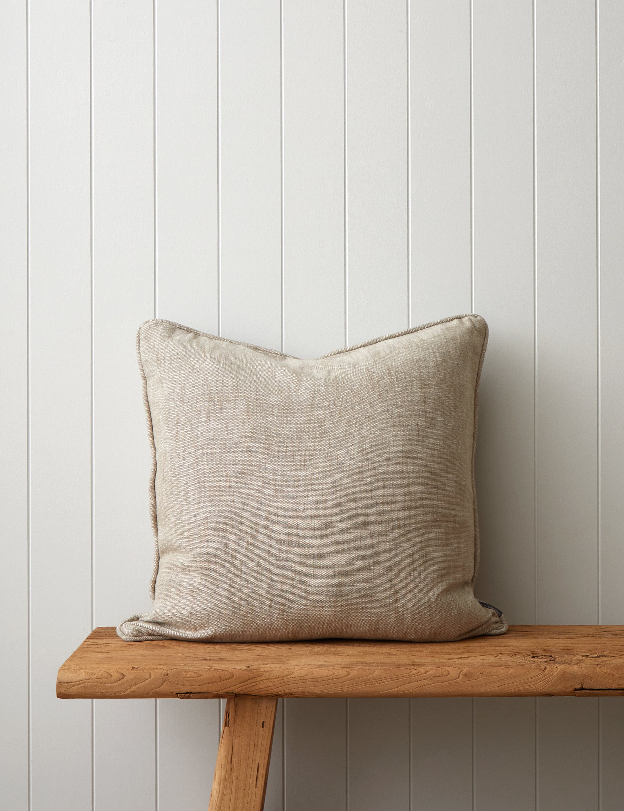 Elm Large Square Cushion Cover | Natural-1